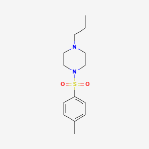 molecular formula C14H22N2O2S B4423913 1-[(4-methylphenyl)sulfonyl]-4-propylpiperazine 