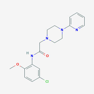 N-(5-chloro-2-methoxyphenyl)-2-[4-(pyridin-2-yl)piperazin-1-yl]acetamide