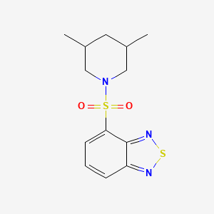 4-[(3,5-dimethylpiperidin-1-yl)sulfonyl]-2,1,3-benzothiadiazole