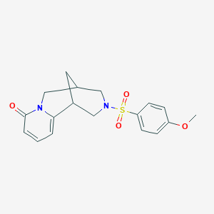 11-[(4-methoxyphenyl)sulfonyl]-7,11-diazatricyclo[7.3.1.0~2,7~]trideca-2,4-dien-6-one