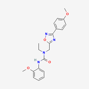 N-ethyl-N'-(2-methoxyphenyl)-N-{[3-(4-methoxyphenyl)-1,2,4-oxadiazol-5-yl]methyl}urea