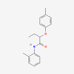 2-(4-methylphenoxy)-N-(2-methylphenyl)butanamide