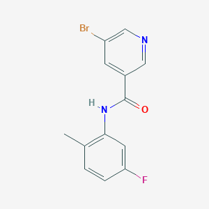 5-bromo-N-(5-fluoro-2-methylphenyl)nicotinamide