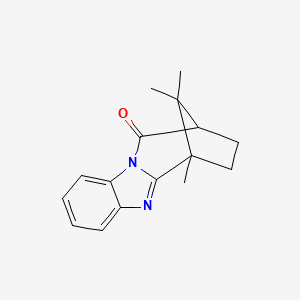 1,15,15-trimethyl-3,10-diazatetracyclo[10.2.1.0~2,10~.0~4,9~]pentadeca-2,4,6,8-tetraen-11-one