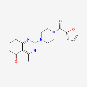 2-[4-(2-furoyl)-1-piperazinyl]-4-methyl-7,8-dihydro-5(6H)-quinazolinone