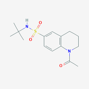 molecular formula C15H22N2O3S B4425334 1-Acetyl-6-{[(tert-butyl)amino]sulfonyl}-1,2,3,4-tetrahydroquinoline 