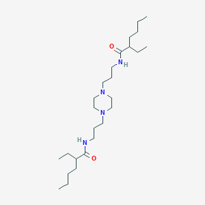 molecular formula C26H52N4O2 B442538 N,N'-(piperazine-1,4-diyldipropane-3,1-diyl)bis(2-ethylhexanamide) 
