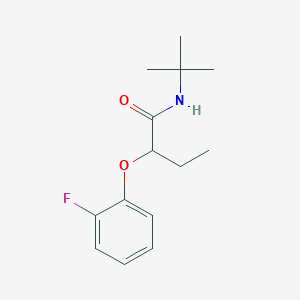 N-(tert-butyl)-2-(2-fluorophenoxy)butanamide