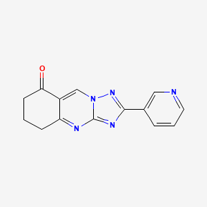 2-(3-pyridinyl)-6,7-dihydro[1,2,4]triazolo[5,1-b]quinazolin-8(5H)-one