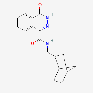 N-(bicyclo[2.2.1]hept-2-ylmethyl)-4-oxo-3,4-dihydrophthalazine-1-carboxamide