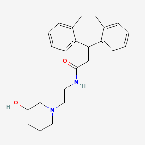 molecular formula C24H30N2O2 B4425641 2-(10,11-dihydro-5H-dibenzo[a,d][7]annulen-5-yl)-N-[2-(3-hydroxy-1-piperidinyl)ethyl]acetamide 