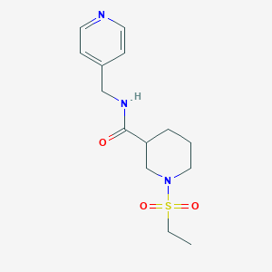 1-(ethylsulfonyl)-N-(4-pyridinylmethyl)-3-piperidinecarboxamide