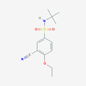 N-tert-butyl-3-cyano-4-ethoxybenzenesulfonamide