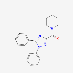 1-[(1,5-diphenyl-1H-1,2,4-triazol-3-yl)carbonyl]-4-methylpiperidine