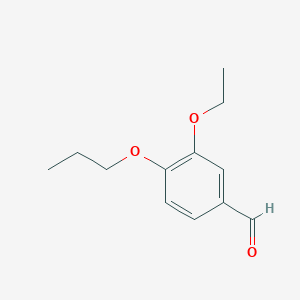 molecular formula C12H16O3 B442570 3-Ethoxy-4-propoxybenzaldehyde CAS No. 350988-41-9