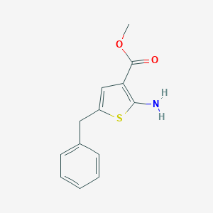 molecular formula C13H13NO2S B442573 Methyl 2-amino-5-benzylthiophene-3-carboxylate CAS No. 350988-48-6