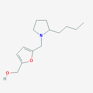 {5-[(2-butylpyrrolidin-1-yl)methyl]-2-furyl}methanol