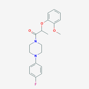 1-(4-fluorophenyl)-4-[2-(2-methoxyphenoxy)propanoyl]piperazine