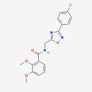 N-{[3-(4-chlorophenyl)-1,2,4-oxadiazol-5-yl]methyl}-2,3-dimethoxybenzamide