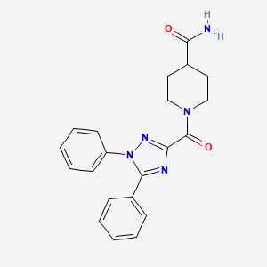 1-[(1,5-diphenyl-1H-1,2,4-triazol-3-yl)carbonyl]-4-piperidinecarboxamide