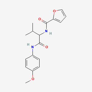 N~2~-2-furoyl-N~1~-(4-methoxyphenyl)valinamide