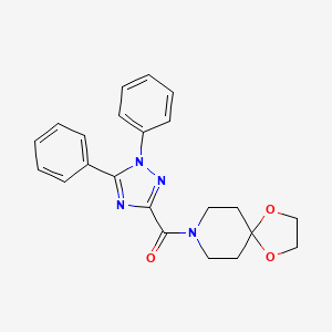 8-[(1,5-diphenyl-1H-1,2,4-triazol-3-yl)carbonyl]-1,4-dioxa-8-azaspiro[4.5]decane