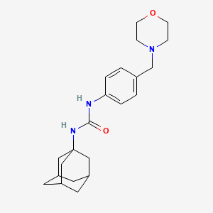 molecular formula C22H31N3O2 B4425862 N-(1-ADAMANTYL)-N'-[4-(MORPHOLINOMETHYL)PHENYL]UREA 