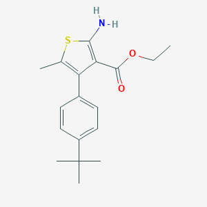 Ethyl 2-amino-4-(4-tert-butylphenyl)-5-methylthiophene-3-carboxylate