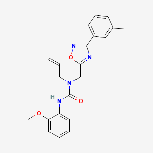 N-allyl-N'-(2-methoxyphenyl)-N-{[3-(3-methylphenyl)-1,2,4-oxadiazol-5-yl]methyl}urea