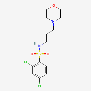 2,4-dichloro-N-[3-(4-morpholinyl)propyl]benzenesulfonamide