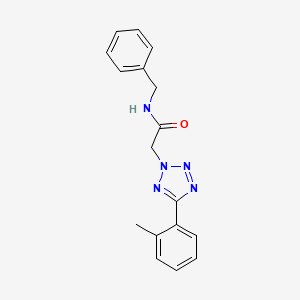 N-BENZYL-2-[5-(2-METHYLPHENYL)-2H-1,2,3,4-TETRAZOL-2-YL]ACETAMIDE