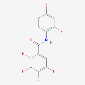 N-(2,4-difluorophenyl)-2,3,4,5-tetrafluorobenzamide