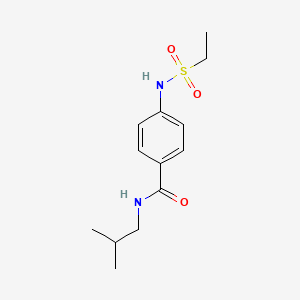 4-[(ethylsulfonyl)amino]-N-isobutylbenzamide