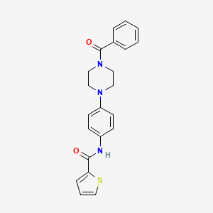 N-[4-(4-benzoyl-1-piperazinyl)phenyl]-2-thiophenecarboxamide