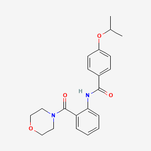 4-isopropoxy-N-[2-(4-morpholinylcarbonyl)phenyl]benzamide