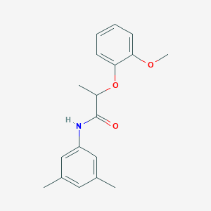 N-(3,5-dimethylphenyl)-2-(2-methoxyphenoxy)propanamide