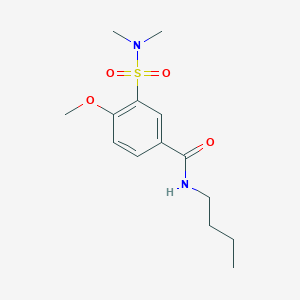 N-butyl-3-(dimethylsulfamoyl)-4-methoxybenzamide