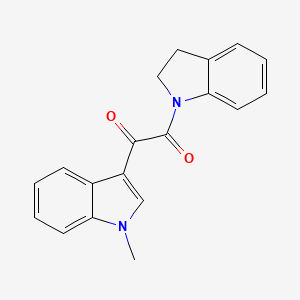 1-(2,3-DIHYDRO-1H-INDOL-1-YL)-2-(1-METHYL-1H-INDOL-3-YL)-1,2-ETHANEDIONE