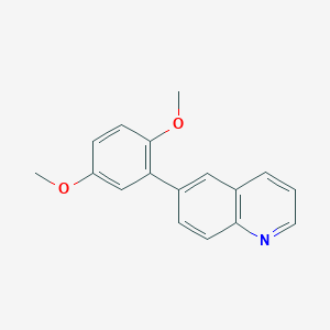 6-(2,5-dimethoxyphenyl)quinoline trifluoroacetate