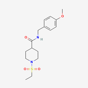 1-(ethylsulfonyl)-N-(4-methoxybenzyl)-4-piperidinecarboxamide