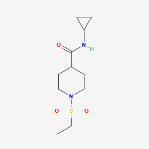 N-cyclopropyl-1-(ethylsulfonyl)-4-piperidinecarboxamide