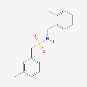 N-(2-methylbenzyl)-1-(3-methylphenyl)methanesulfonamide