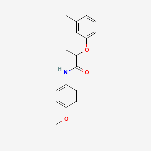 N-(4-ethoxyphenyl)-2-(3-methylphenoxy)propanamide