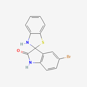 5'-bromo-3H-spiro[1,3-benzothiazole-2,3'-indol]-2'(1'H)-one