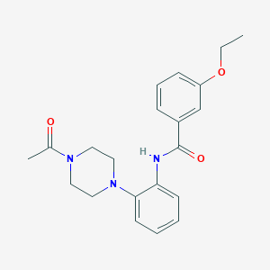 N-[2-(4-acetyl-1-piperazinyl)phenyl]-3-ethoxybenzamide