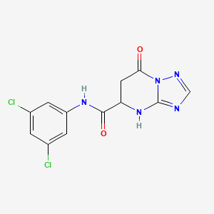 N-(3,5-dichlorophenyl)-7-oxo-4,5,6,7-tetrahydro[1,2,4]triazolo[1,5-a]pyrimidine-5-carboxamide