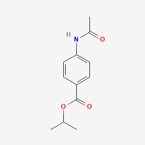 molecular formula C12H15NO3 B4426876 isopropyl 4-(acetylamino)benzoate 