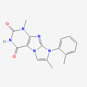 1,7-dimethyl-8-(o-tolyl)-1H-imidazo[2,1-f]purine-2,4(3H,8H)-dione