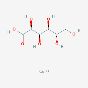 molecular formula C6H12CoO7+2 B044269 葡萄糖酸钴(II)水合物 CAS No. 71957-08-9