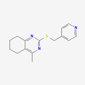 4-methyl-2-[(4-pyridinylmethyl)thio]-5,6,7,8-tetrahydroquinazoline